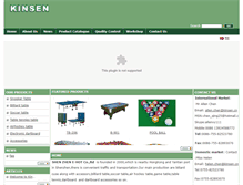 Tablet Screenshot of kinsen.cn